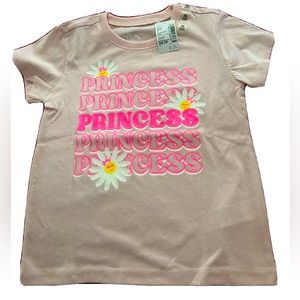 NWT The Children’s Place Princess Girls T-Shirt Size XS (4)